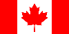 Kanada-Flagge. Kartenabdeckung Navi mieten USA & Kanada.