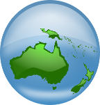 Globe zum Navi mieten Neuseeland Australien Ozeanien
