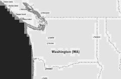 Washington WA Navi mieten leihen mit USA Karte 