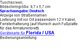Florida / USA Navi mieten, Satellitentelefon leihen. 