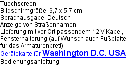 Navi mieten für Washington D. C. / USA District of Columbia, Satellitentelefone leihen.  